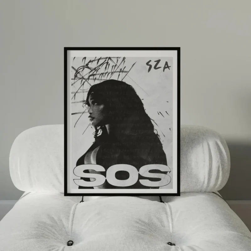 SOS SZA Portrait Poster