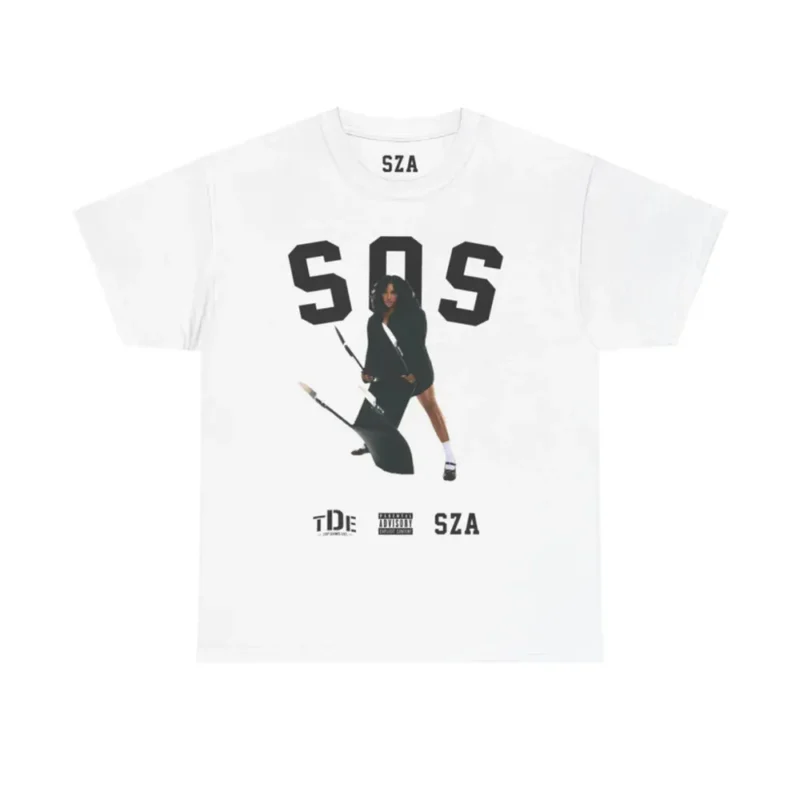 SZA SIGNATURE KILL BILL TOUR WHITE TEE