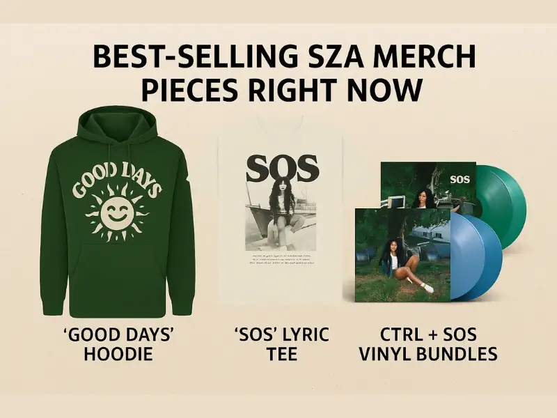Best-Selling SZA Merch Pieces Right Now Best-Selling SZA Merch Pieces Right Now