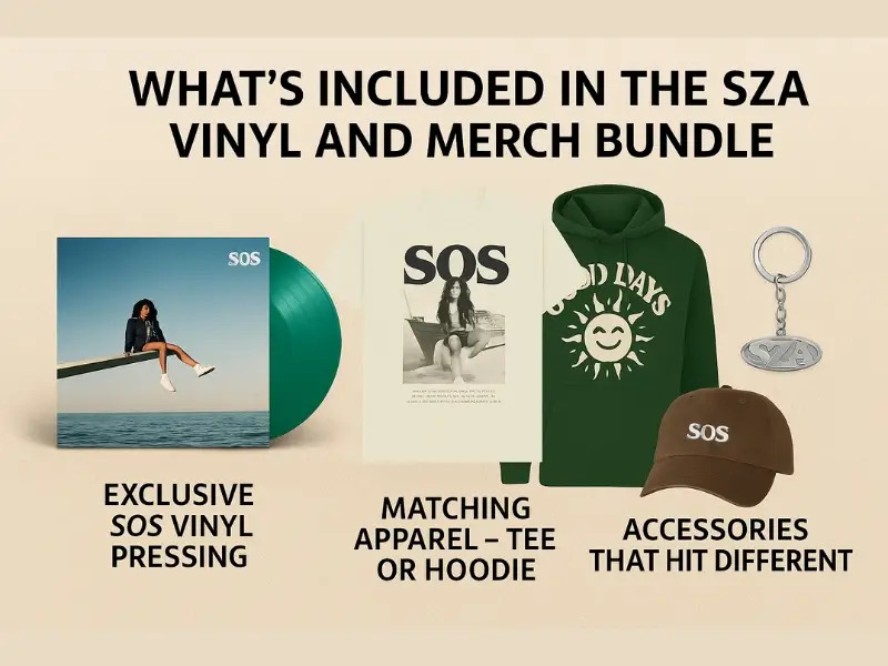 What’s Included in the SZA Vinyl and Merch Bundle What’s Included in the SZA Vinyl and Merch Bundle