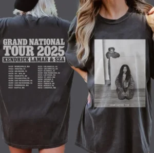 Kendrick Lamar & SZA 2025 Grand National Tour T-Shirt